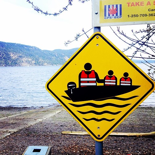 Boat Safety Sign